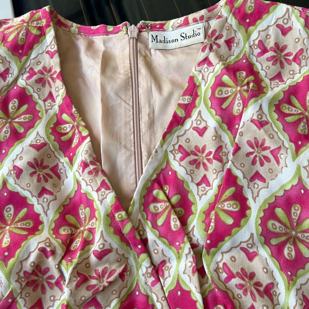 Maxi silk lined dress